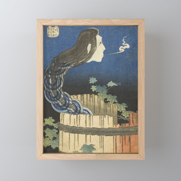 The Mansion of the Plates, Katsushika Hokusai, 1830 Mini Art Print Gallery Image 1