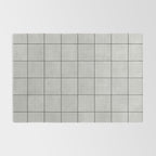 Large Grid Pattern - Grey Rug Gallery Image 2