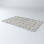 Large Grid Pattern - Grey Rug Gallery Image 3