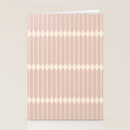 Minimal Geometric Pattern - Neutral Pink Stationery Card Gallery Image 2