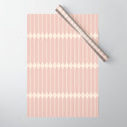 Minimal Geometric Pattern - Neutral Pink Wrapping Paper Gallery Image 1
