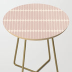Minimal Geometric Pattern - Neutral Pink Side Table Gallery Image 2
