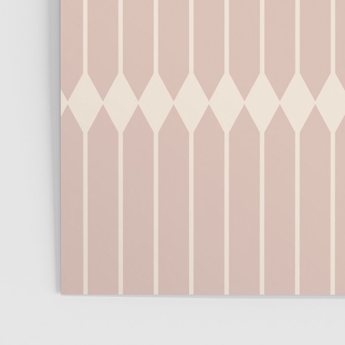 Minimal Geometric Pattern - Neutral Pink Poster Gallery Image 3