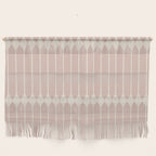 Minimal Geometric Pattern - Neutral Pink Wall Hanging Gallery Image 1