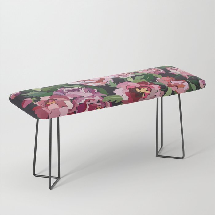 Peony dark coal background Bench Gallery Image 1