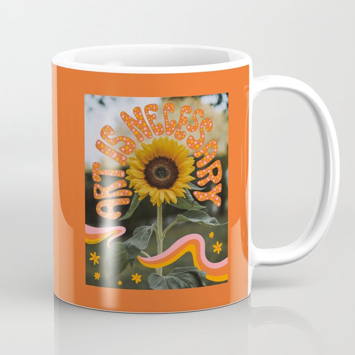 Art is Necessary Coffee Mug Gallery Image 1