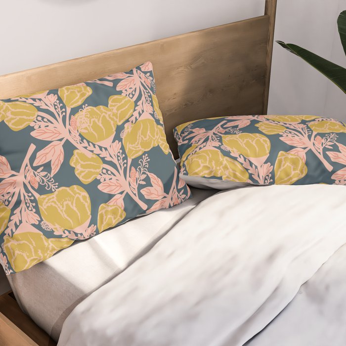 Magnolia Bloom Pillow Sham Gallery Image 2