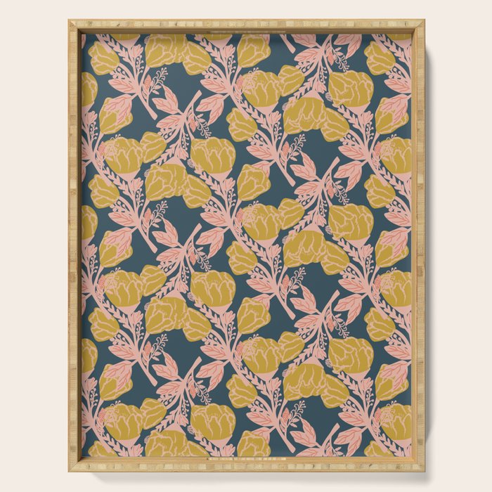 Magnolia Bloom Serving Tray Gallery Image 1
