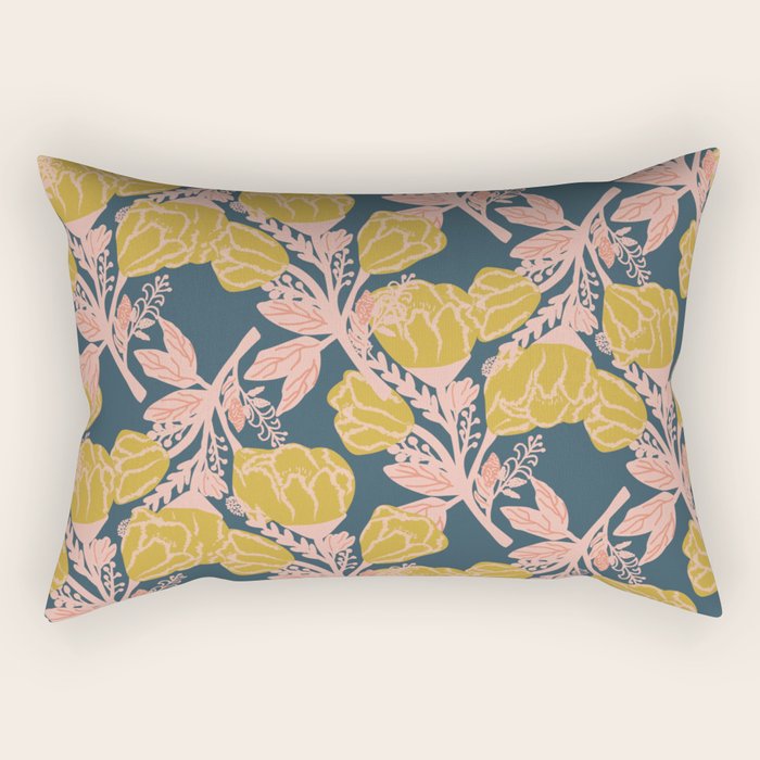 Magnolia Bloom Rectangular Pillow Gallery Image 2