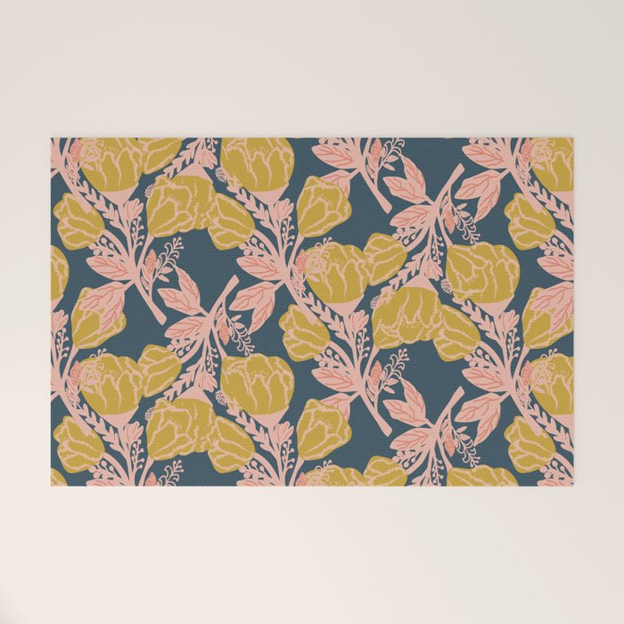 Magnolia Bloom Welcome Mat Gallery Image 1