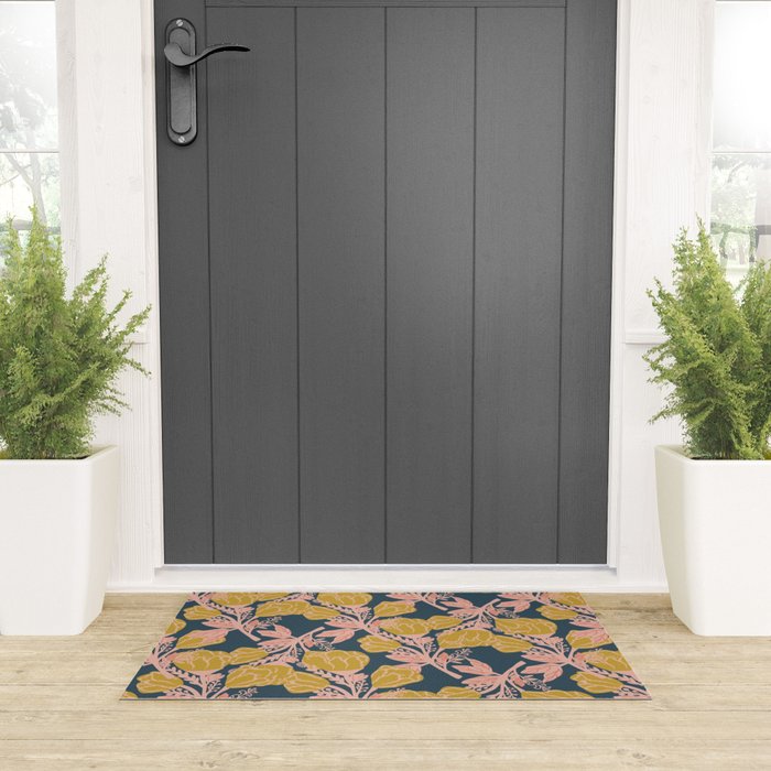 Magnolia Bloom Welcome Mat Gallery Image 3
