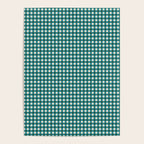 Mini Holiday Gingham in Teal Poster Gallery Image 4