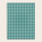 Mini Holiday Gingham in Teal Notebook Gallery Image 4