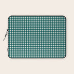 Mini Holiday Gingham in Teal Laptop Sleeve Gallery Image 1