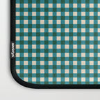Mini Holiday Gingham in Teal Laptop Sleeve Gallery Image 3