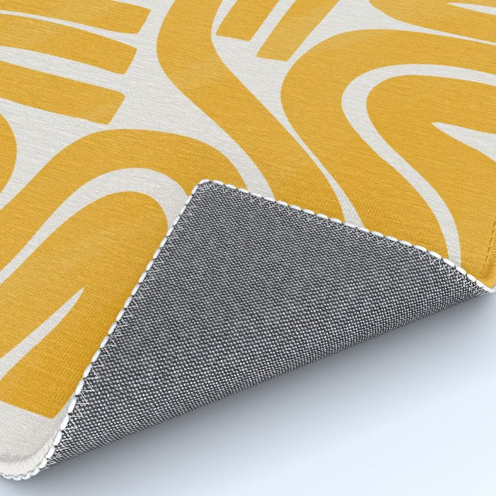 S and U in yellow  Rug Gallery Image 4