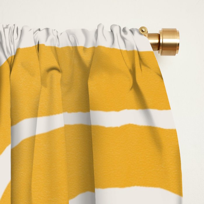 S and U in yellow  Window Curtain Gallery Image 2