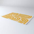S and U in yellow  Rug Gallery Image 3