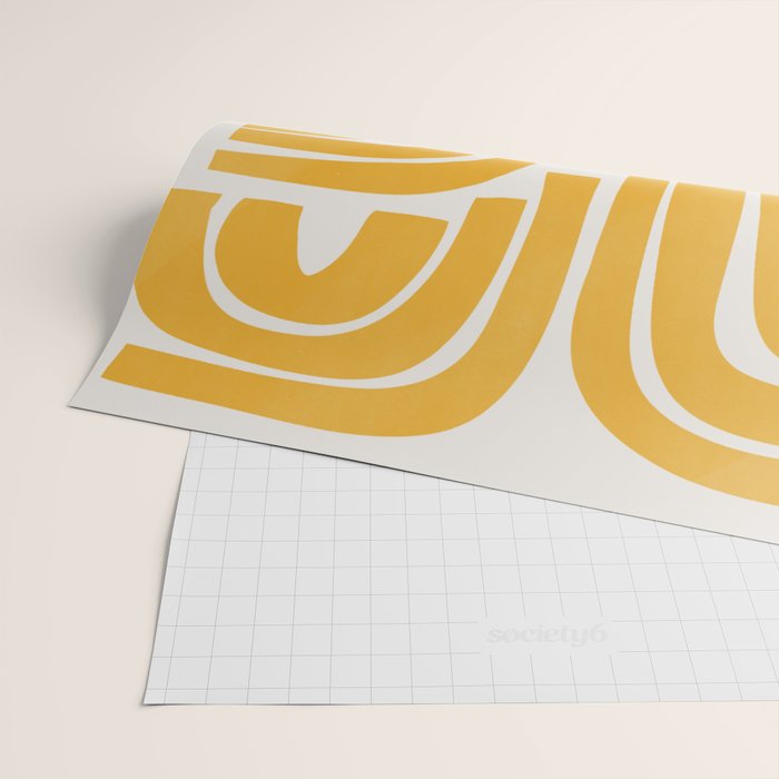 S and U in yellow  Wrapping Paper Gallery Image 2