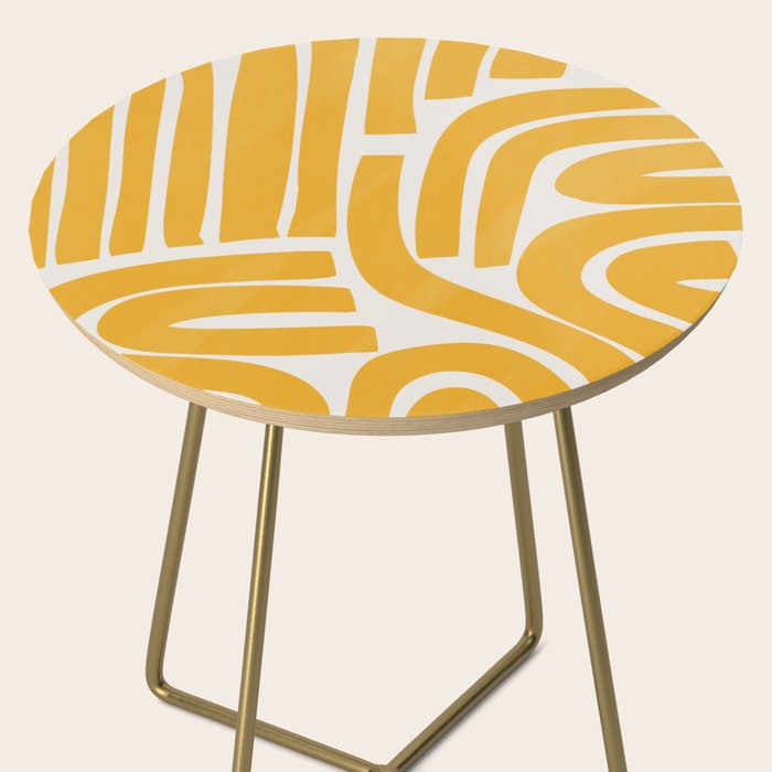 S and U in yellow  Side Table Gallery Image 2