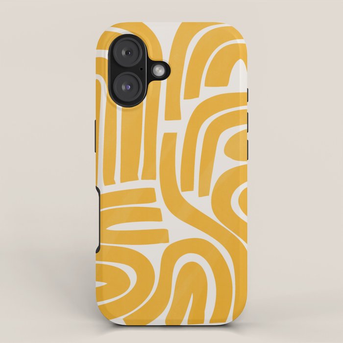 S and U in yellow  iPhone Case Gallery Image 1