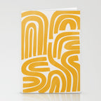 S and U in yellow  Stationery Card Gallery Image 2