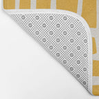 S and U in yellow  Bath Mat Gallery Image 2