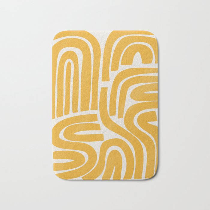 S and U in yellow  Bath Mat Gallery Image 1