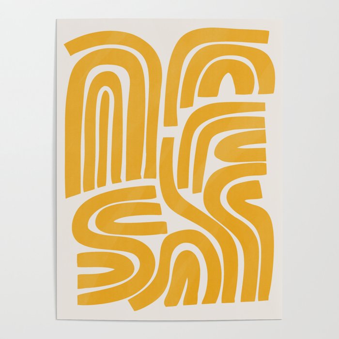S and U in yellow  Poster Gallery Image 4