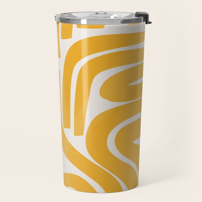 S and U in yellow  Travel Mug Gallery Image 2