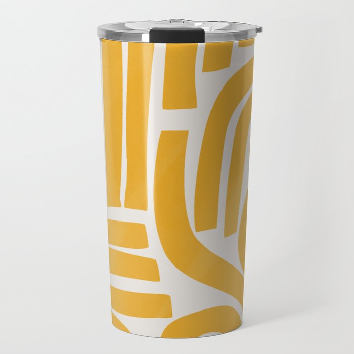 S and U in yellow  Travel Mug Gallery Image 1