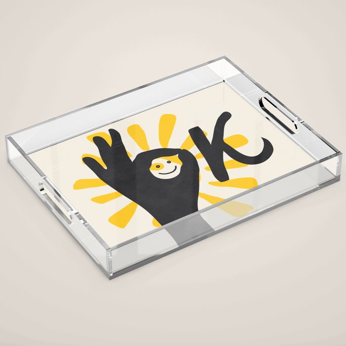 OK 123 Acrylic Tray Gallery Image 1