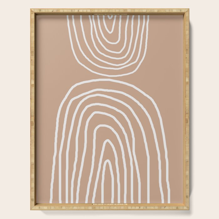 Abstract Rainbow, Serving Tray Gallery Image 1