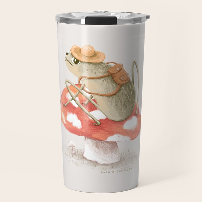 Awkward Toad Ready for Adventure Travel Mug Gallery Image 1