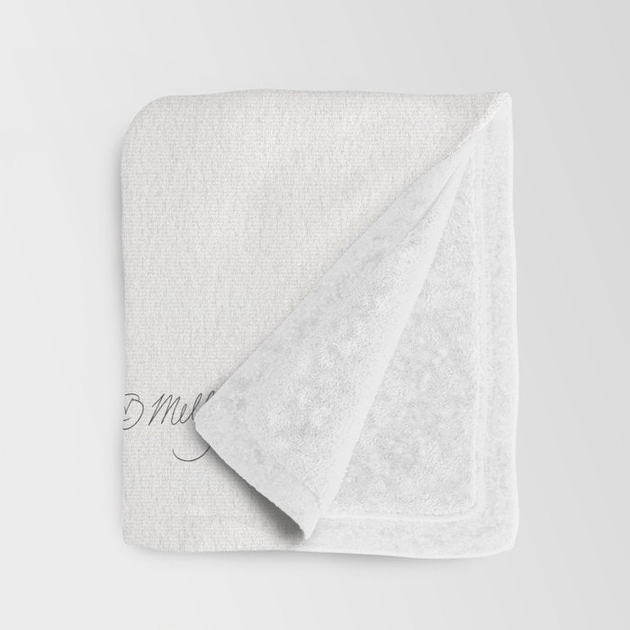Olive Branch Watercolor  Throw Blanket Gallery Image 3