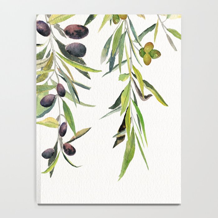 Olive Branch Watercolor  Notebook Gallery Image 4