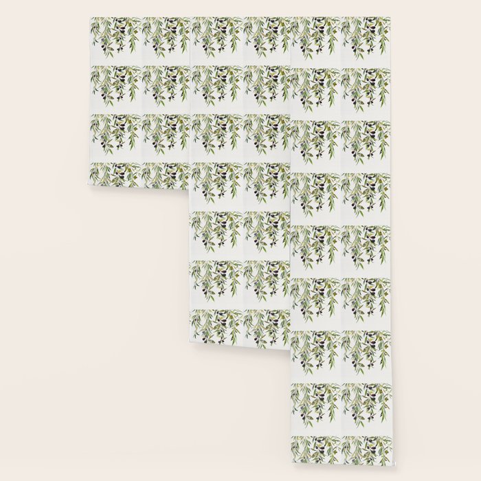 Olive Branch Watercolor  Wallpaper Gallery Image 3