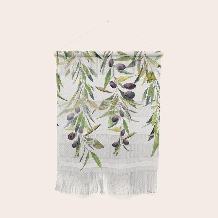 Olive Branch Watercolor  Wall Hanging Gallery Image 1