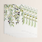 Olive Branch Watercolor  Wrapping Paper Gallery Image 3