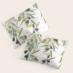 Olive Branch Watercolor  Pillow Sham Gallery Image 3
