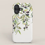 Olive Branch Watercolor  iPhone Case Gallery Image 1
