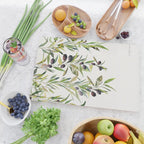 Olive Branch Watercolor  Cutting Board Gallery Image 2