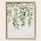 Olive Branch Watercolor  Serving Tray Gallery Image 1