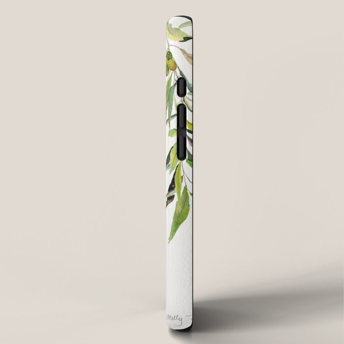 Olive Branch Watercolor  iPhone Case Gallery Image 2