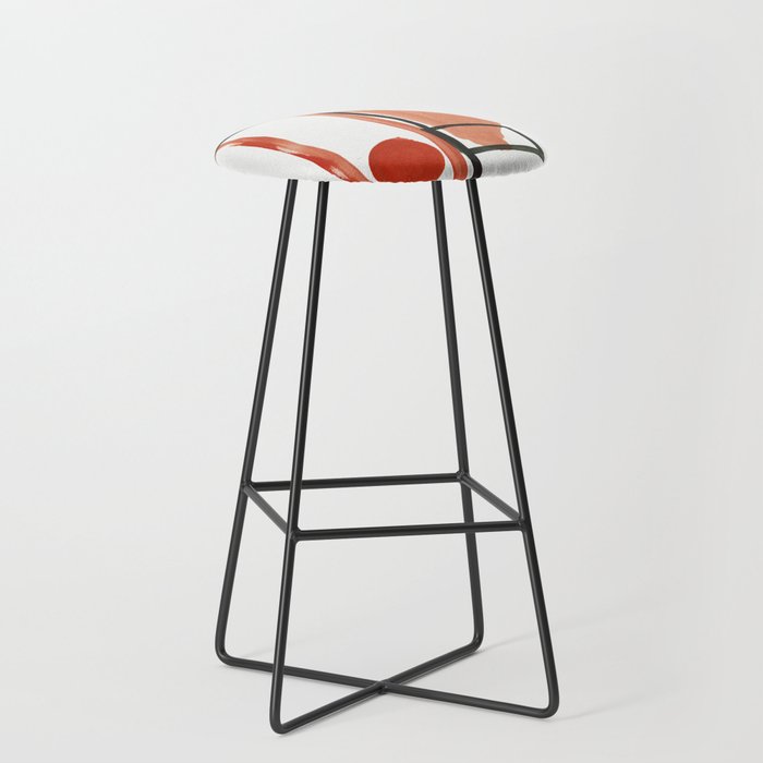 Abstract Face Stool Gallery Image 1