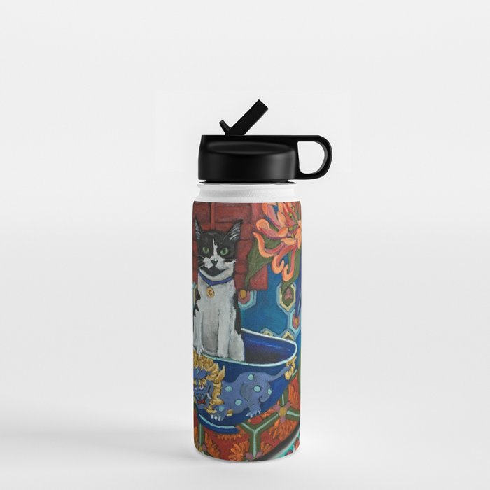 Beckoning Cat Water Bottle Gallery Image 1
