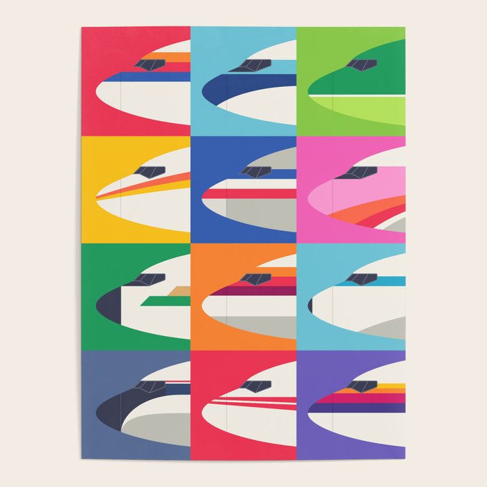 Retro Airline Nose Livery - USA Poster Gallery Image 4