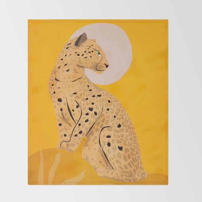 Leopard Throw Blanket Gallery Image 2