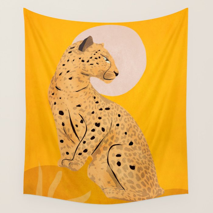 Leopard Wall Tapestry Gallery Image 4