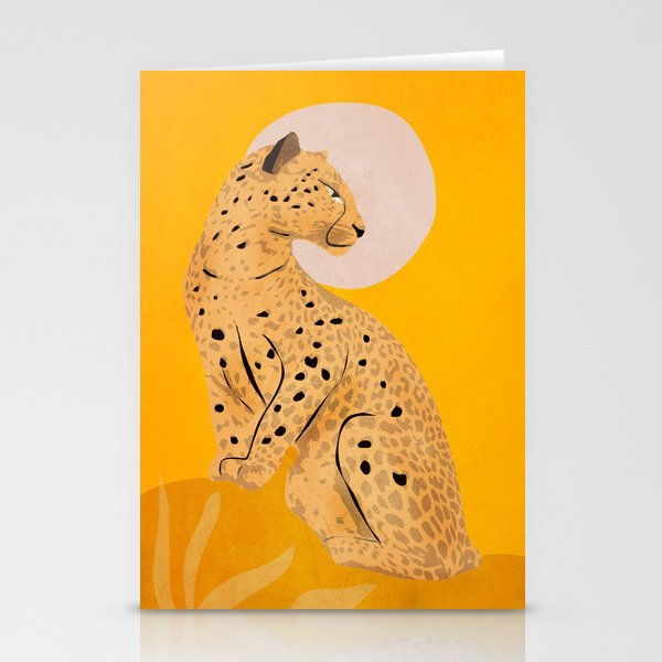 Leopard Stationery Card Gallery Image 1